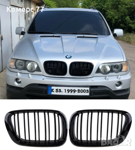 Двойни бъбреци, черен гланц. БМВ X5, Х6 / Е70, Е71, E53., снимка 3 - Аксесоари и консумативи - 42752917