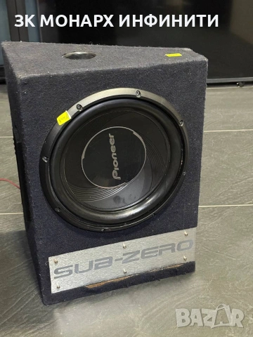 Бас каса Pioneer SUB-ZERO + усилвател Q9000 Monoblock Mostef Bass Amplifier, снимка 4 - Ресийвъри, усилватели, смесителни пултове - 53661994