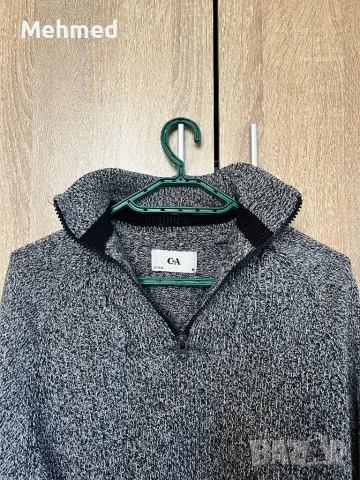 Пуловер Half Zip C&A - M, снимка 1 - Пуловери - 47437019