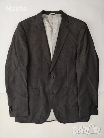 HUGO BOSS Vintage сиво мъжко вълнено сако L