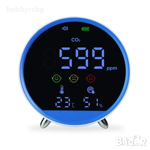AQM-399, Компактен CO2 монитор, температура и влажност, снимка 1
