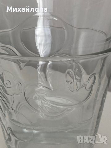 Стъклени чаши с Мики и Мини Маус, на Walt Disney Уолт Дисни, снимка 3 - Чаши - 46383326