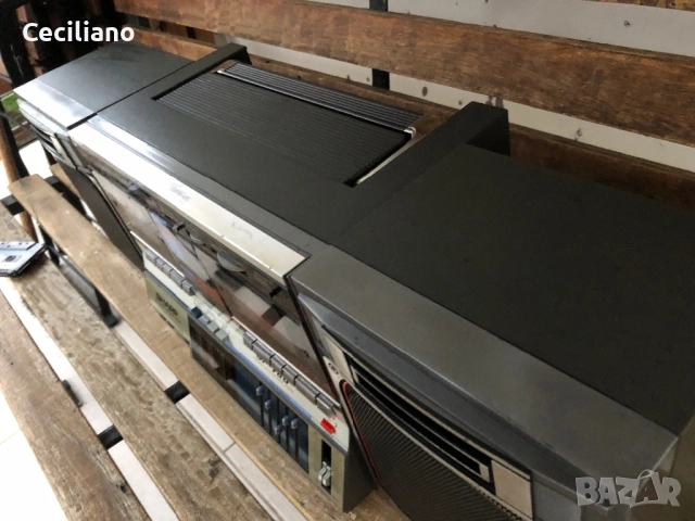 Радиокасетофон SHARP GF-780Z(D) -работещ и хубаво звучащ!, снимка 7 - Радиокасетофони, транзистори - 52104934