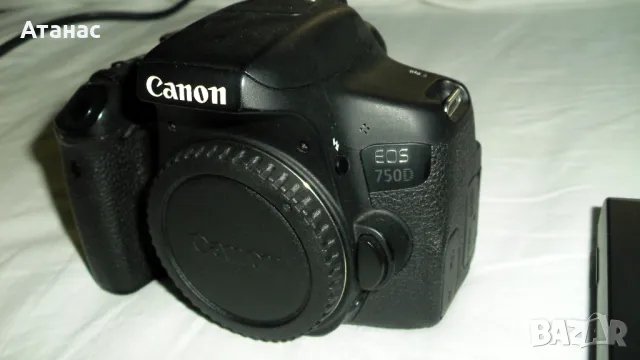 Фотоапарат Canon EOS 750D 24 MP FullHD Wi-Fi и оригинални обективи, снимка 7 - Фотоапарати - 47254391