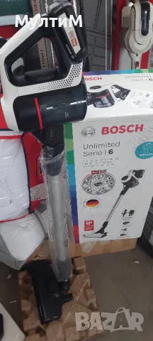  Безжична акумулаторна прахосмукачка Bosch Serie 6 Unlimited 18V, снимка 6 - Прахосмукачки - 47471243