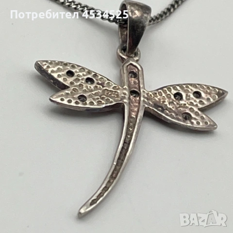 Сребърно колие "Водно конче" – Fiorelli (сребро 925), снимка 5 - Колиета, медальони, синджири - 53916329