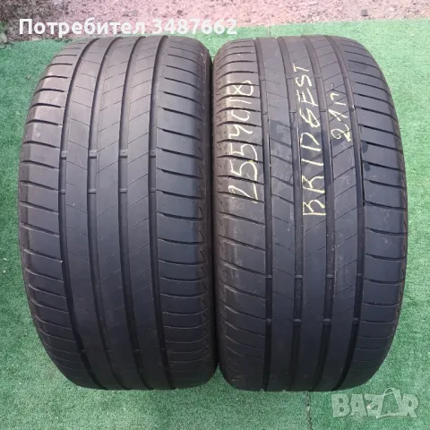 255 40 18 Bridgestone 2бр летни дот 2021г , снимка 1 - Гуми и джанти - 47143745