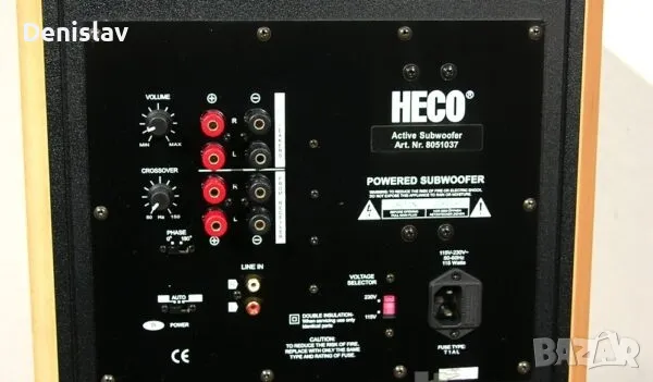 Heco Mythos sub active 2, снимка 4 - Тонколони - 47696944