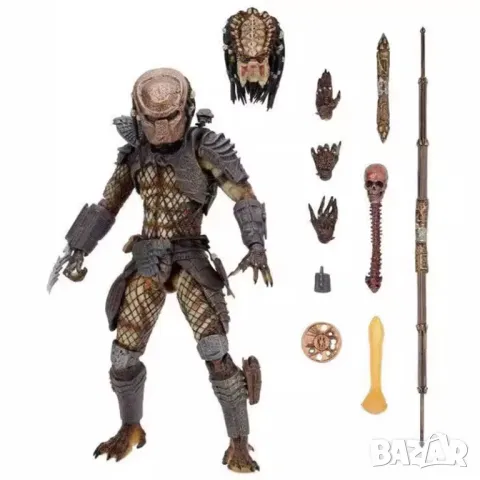 NECA Predator 2 City Hunter Figrue Ultimate 1990 Predator 2 City Hunter  , снимка 4 - Колекции - 46876125