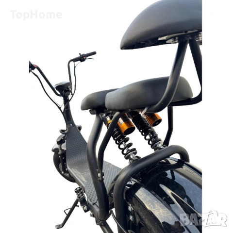 Електрически скутер Harley, 1500W (Черен) 2026, снимка 2 - Мотоциклети и мототехника - 53002733