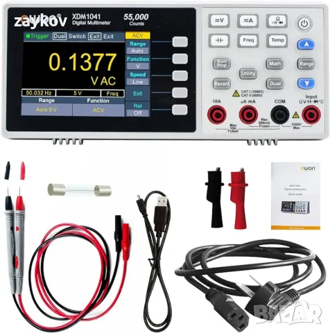 Цифров мини настолен мултицет OWON XDM1041, 3,7-инчов LCD дисплей, снимка 1 - Друга електроника - 46931568