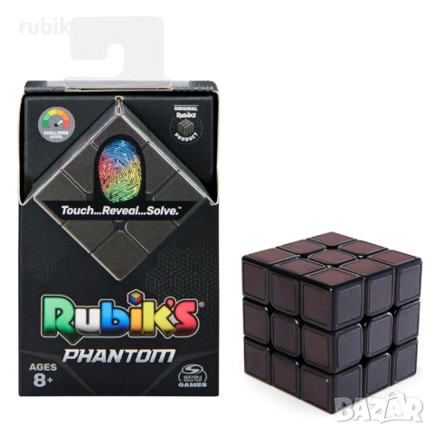 Оригинален куб на Рубик 3x3x3 Rubik's Phantom Cube, снимка 7 - Игри и пъзели - 44996864