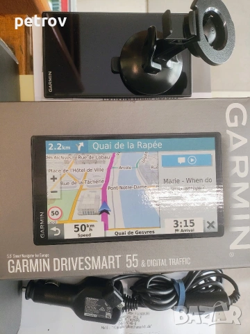 Навигация GPS с безжична камера за заден ход GARMIN , снимка 13 - Части - 53140528