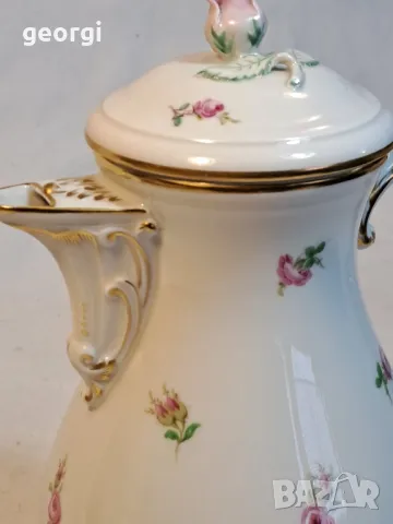 порцеланов чайник Meissen , снимка 6 - Сервизи - 49676555