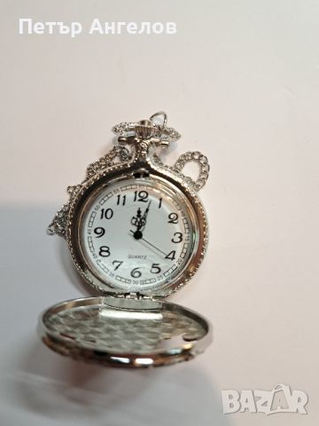 Уникален джобен часовник с Ретро локомотив, снимка 4 - Джобни - 45445528