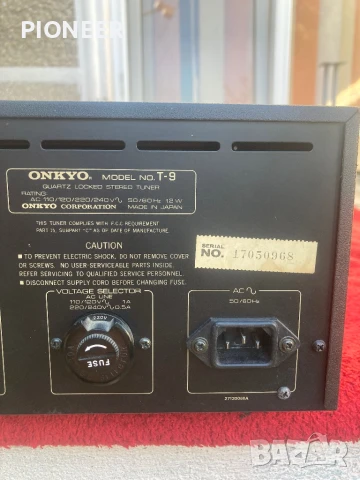 ONKYO T-9, снимка 8 - Ресийвъри, усилватели, смесителни пултове - 51159612