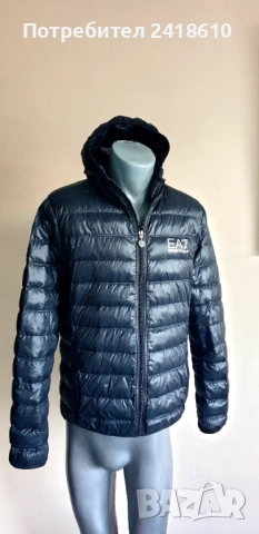 Emporio Armani EA7 Mens Down Jacket Slim Fit Size L ОРИГИНАЛ! Мъжко Олекотено пухено Яке!, снимка 12 - Якета - 52215071
