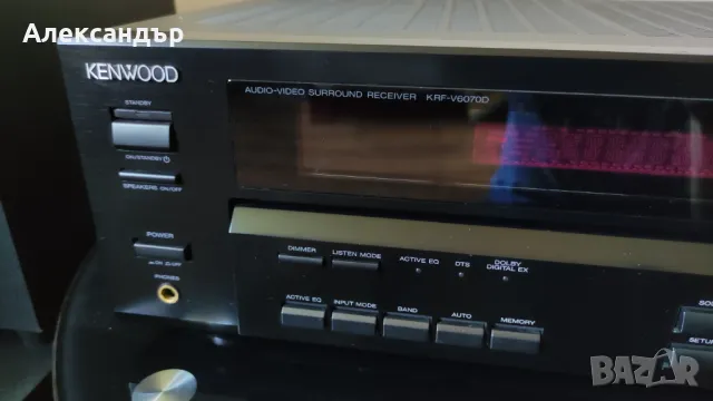 6.1 Receiver Kenwood KRF-V6070D, без дистанционно, 6 x 100W, снимка 3 - Ресийвъри, усилватели, смесителни пултове - 46819947