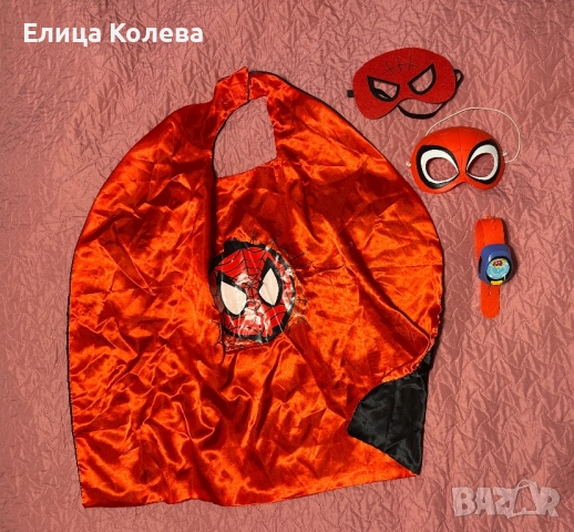 Маскировъчни детски костюми - Батман, Спайдърмен, Соник, маски, снимка 5 - Други - 52029255