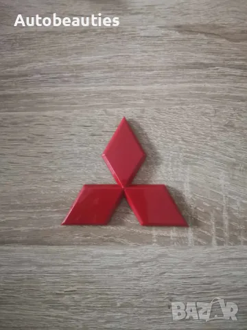 червено лого Mitsubishi 9 см, снимка 4 - Аксесоари и консумативи - 49989565
