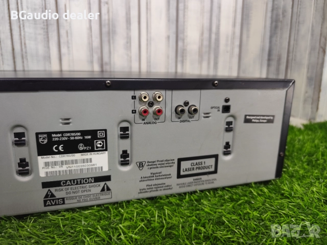 Philips CDR-785 CD рекордер ПрОмО Цена 299лв, снимка 9 - Ресийвъри, усилватели, смесителни пултове - 51695680