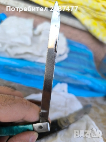 соц дълго дегустаторско ножче Велико Търново , снимка 4 - Ножове - 51645877