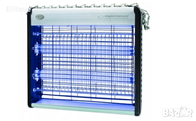 Лампа против насекоми UV Esperanza EHQ006 Hunter, 20W, 38,5х7,5х25см., 2 ГОДИНИ ГАРАНЦИЯ, снимка 2 - Друга електроника - 52895105