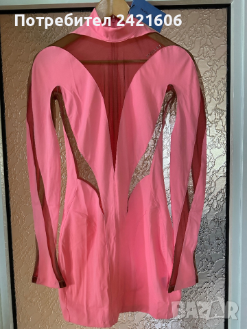 Нови! 38/S Mugler H&M рокля светъл и тъмен тюл, снимка 6 - Рокли - 45020073