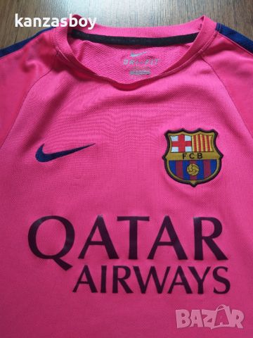 Nike Barcelona Training Jersey Football Shirt - мъжка футболна тениска С, снимка 1 - Тениски - 45983032