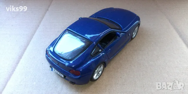 Bburago BMW Z4 M Coupe 1:32 metallic blue, снимка 5 - Колекции - 48235790