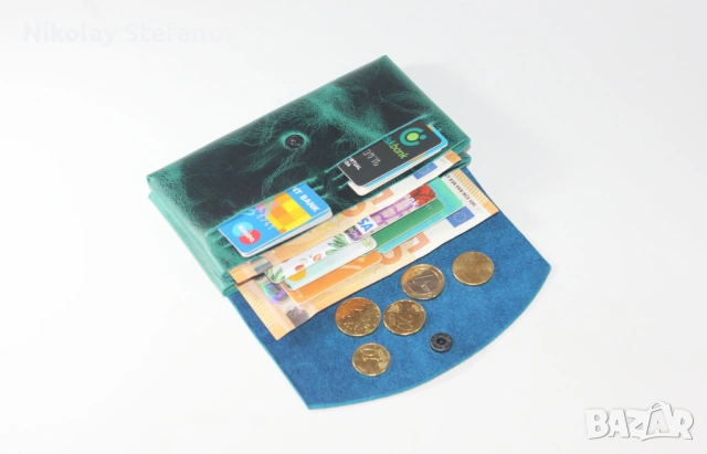 Дизайнерски оригами портфейл , снимка 3 - Портфейли, портмонета - 53622097