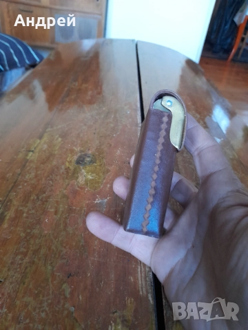 Стара кожена табакера за цигари,калъф #13, снимка 3 - Други ценни предмети - 52754133