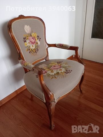 Старинно кресло, снимка 4 - Дивани и мека мебел - 45324485