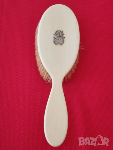 Комплект тоалетни принадлежности от слонова кост със сребърен монограм. , снимка 7 - Антикварни и старинни предмети - 51655159