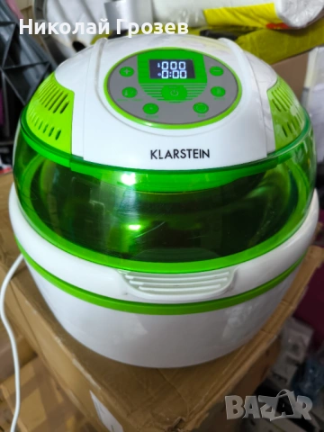 VitAir 1400W 9L Комби Въздушен Фритюрник Зелен Еър Фраер, снимка 8 - Фритюрници - 53938682