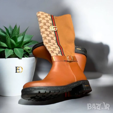 ботуши louis vuitton burberry gucci chanel, снимка 6 - Дамски ботуши - 50776573