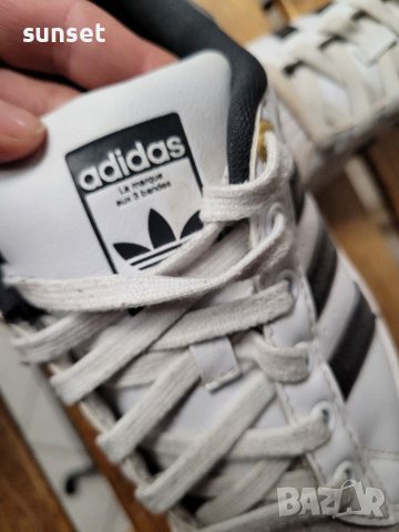 Adidas Superstar  бели кецове-  36 2/ 3, снимка 2 - Кецове - 45592755