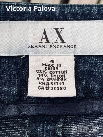 Дънкова пола ARMANI EXCHANGE , снимка 2 - Поли - 46255770