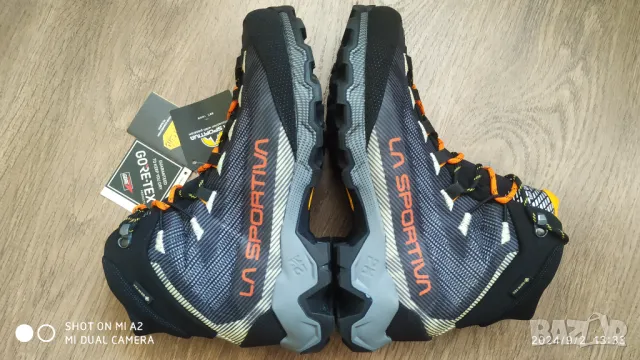 La Sportiva Aequilibrium Hike GTX Carbon/Papaya , снимка 3 - Спортни обувки - 47104889