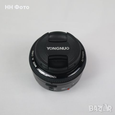 Обектив Yongnuo 35mm f/2 за Canon EF -байонет, снимка 3 - Обективи и филтри - 46329103