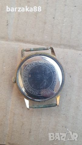 Мъжки позлатен часовник Osco 17 jewels, снимка 7 - Мъжки - 53889307