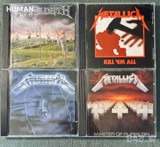 Metallica,Megadeth , снимка 1 - CD дискове - 46088327