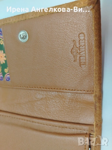 Дамско портмоне естествена кожа, снимка 9 - Портфейли, портмонета - 54110656