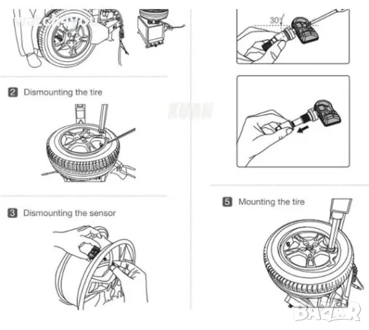 TPMS ДАТЧИК ЗА TOYOTA LEXUS.ТПМС ДАТЧИК ЗА ЛЕКСУС ТОЙОТА.TPMS SENSOR СЕНЗОР ЗА НАЛЯГАНЕ В ГУМИТЕ, снимка 4 - Части - 46824006