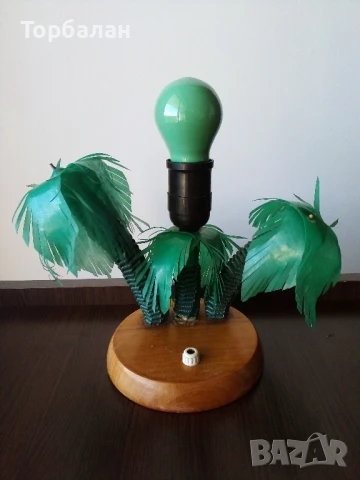 Нощна лампа от соц-а , снимка 2 - Настолни лампи - 50866137