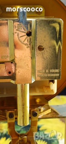 Каминен немски електромеханичен часовник -,,Kern" , снимка 5 - Стенни часовници - 52845382