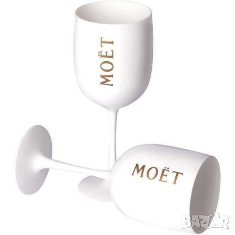 Чаша Moet White Cup, снимка 1 - Чаши - 46450182