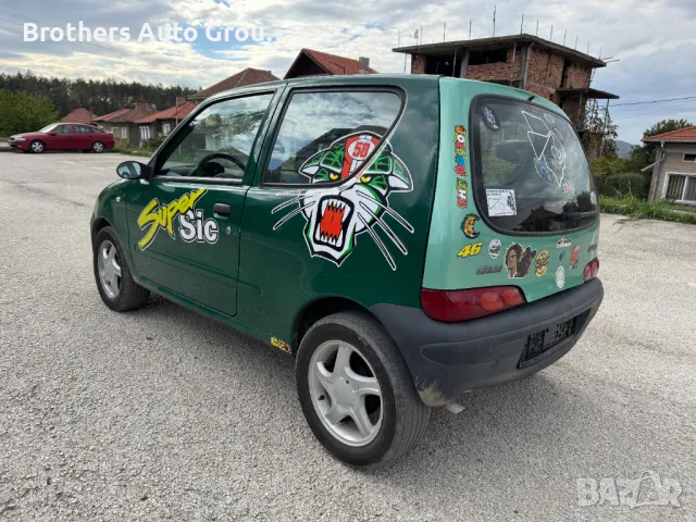 Fiat Seicento 1.0i 2002 г. - Нов внос - Бартер, снимка 5 - Автомобили и джипове - 47552125