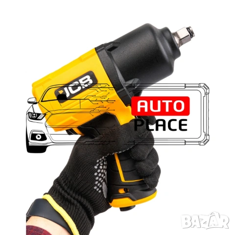 Пневматичен гайковерт с къс шпиндел 1450 Nм 1/2″ JCB, снимка 9 - Други инструменти - 54048475