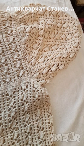 Ръчно плетена рокля на една кука УНИКАТ, снимка 7 - Рокли - 51330715